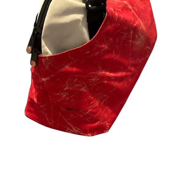 Nike Duffel Bag  (Gym Red/Black/White) With Small Inside Pouch. - Picture 5 of 9